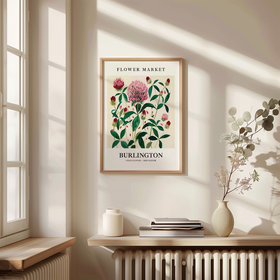 Burlington Vermont Wild Flower Market Art Print - Image 3