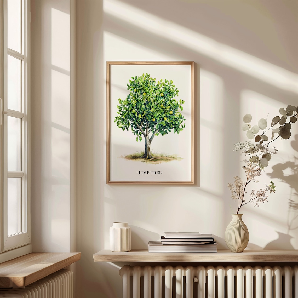 Lime Tree Botanical Art Print, Nature-Inspired Decor - Image 3