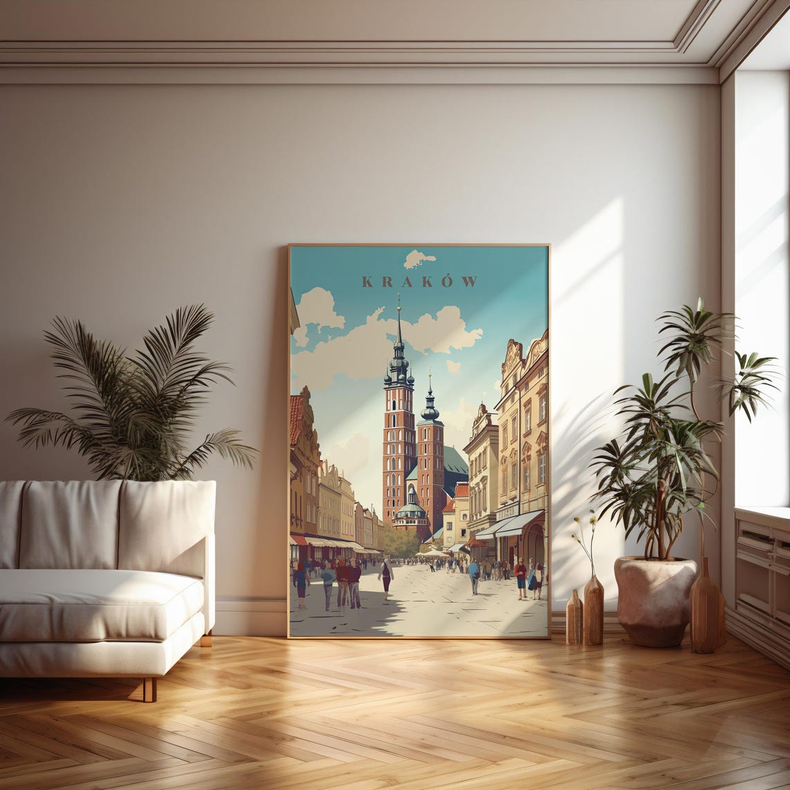 Polski Plakat Krakw Polska Cracow Poster Poland Poster Cracow Travel Poster Cracow Art Print Poland Art Cracow City Poster Cracow - Image 5