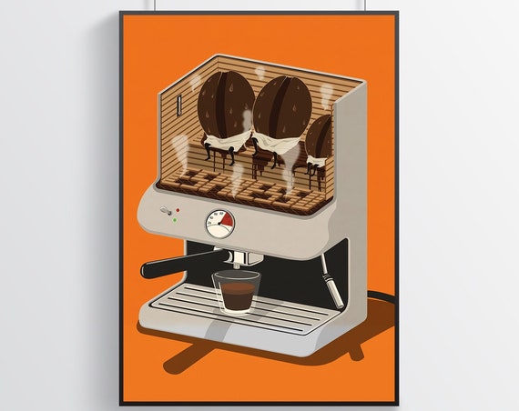 Coffee Vintage Poster Retro Poster Room Decor Home Decor Wall Decor Famous Wall Art