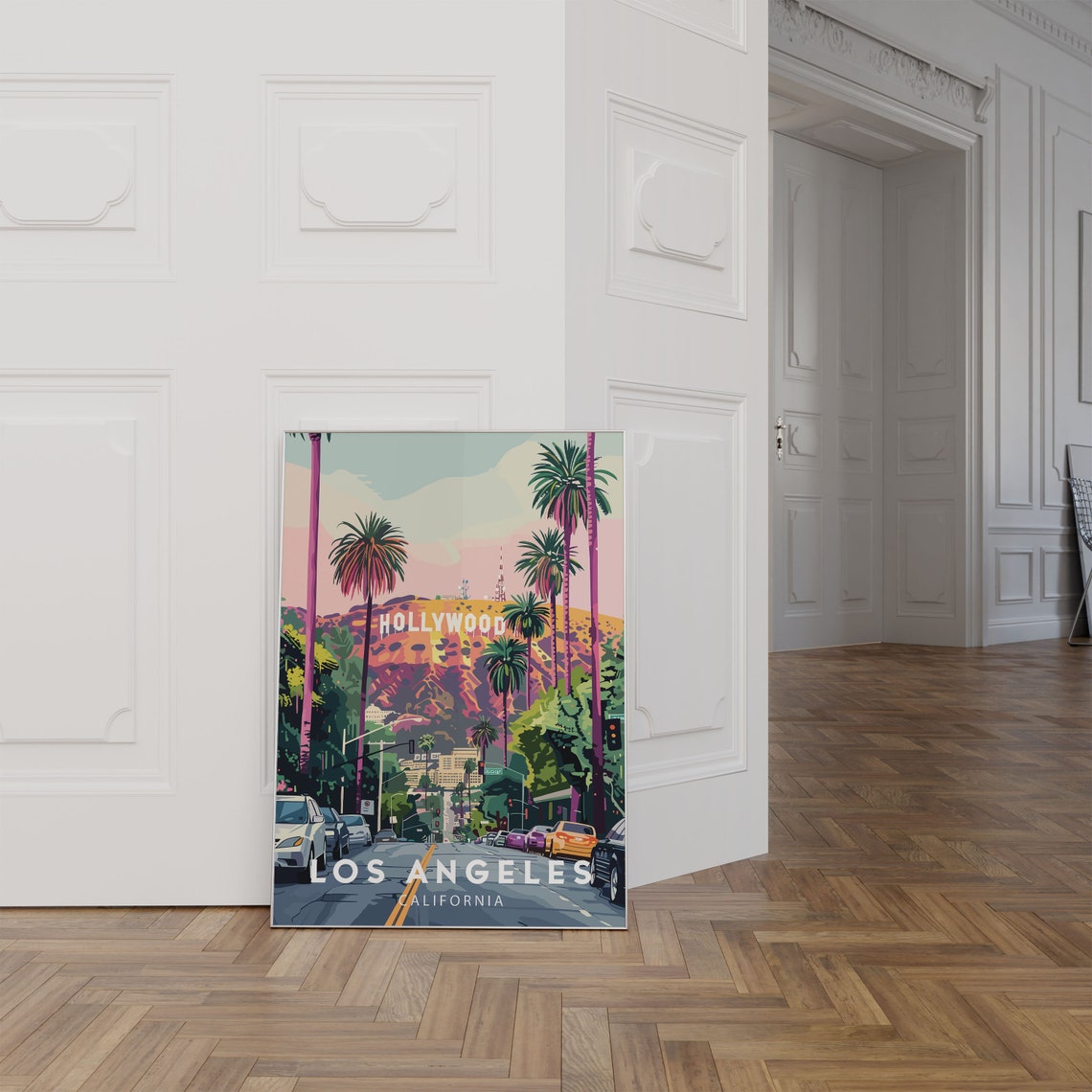 Los Angeles California Travel Print Los Angeles Wall Art San Francisco Decor California Photography Beach Poster Hollywood Artwork La Art - Image 3