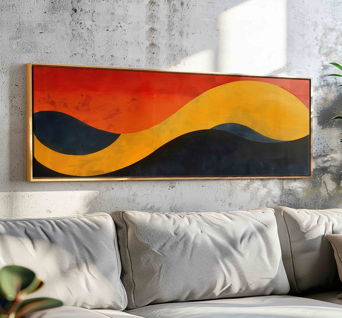 Modern Landscape, Mid-Century Minimal Art Print