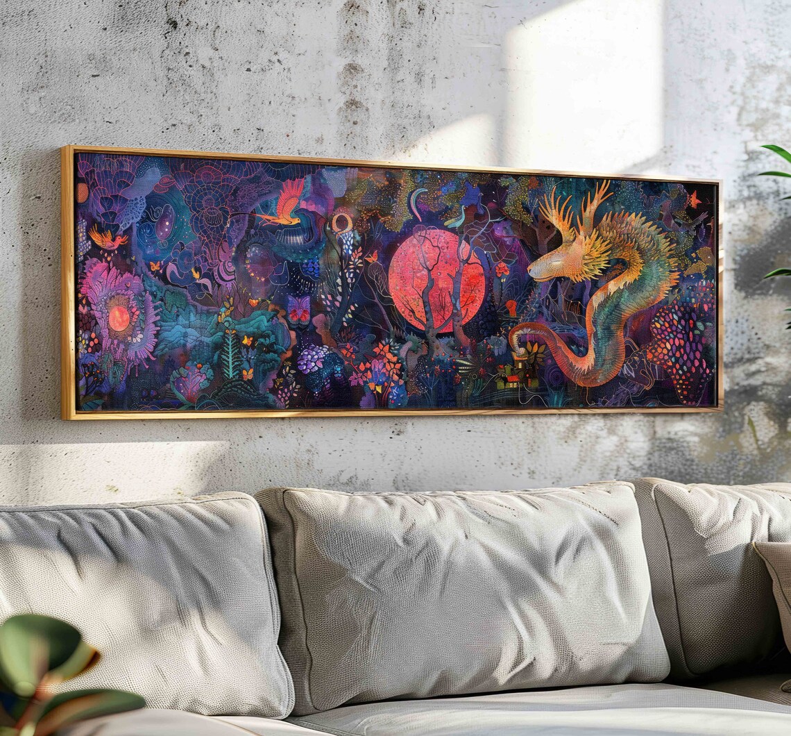 Surreal Moody Gothic Panoramic Landscape Art Print