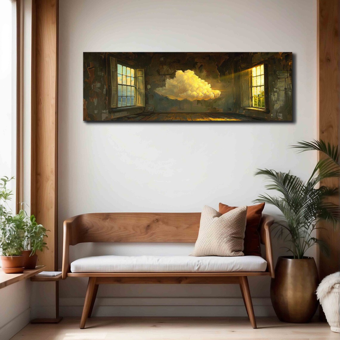 Cloud in the Old Room, Moody Landscape Art Print - Image 4