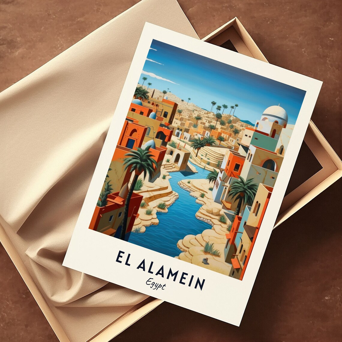 El Alamein War Museum Travel Print Wall Art El Alamein Egypt City Print El Alamein War Museum Travel Gift El Alamein War Museum Poster - Image 3