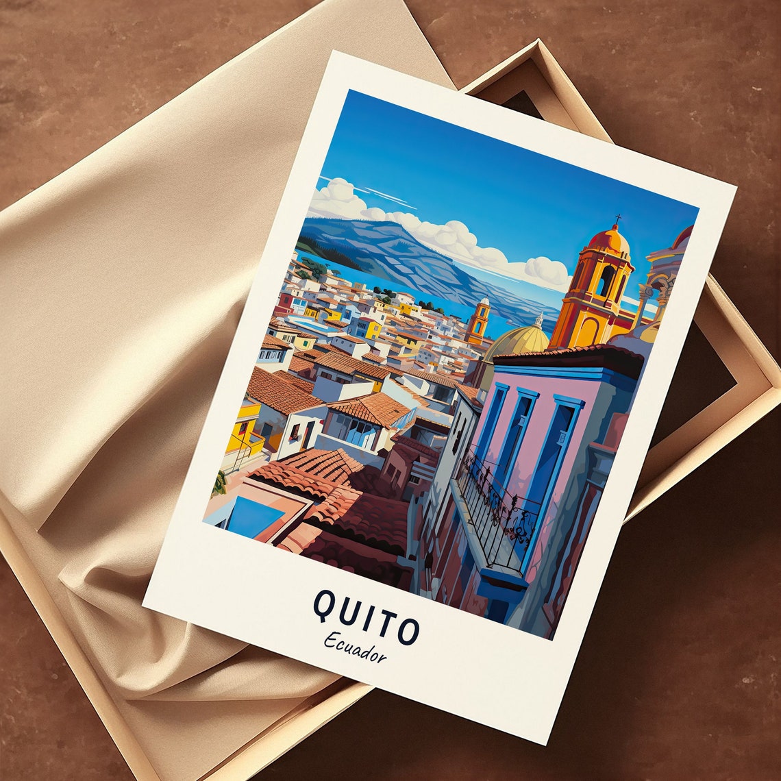 Quito Travel Poster, Ecuador City Print - Image 2
