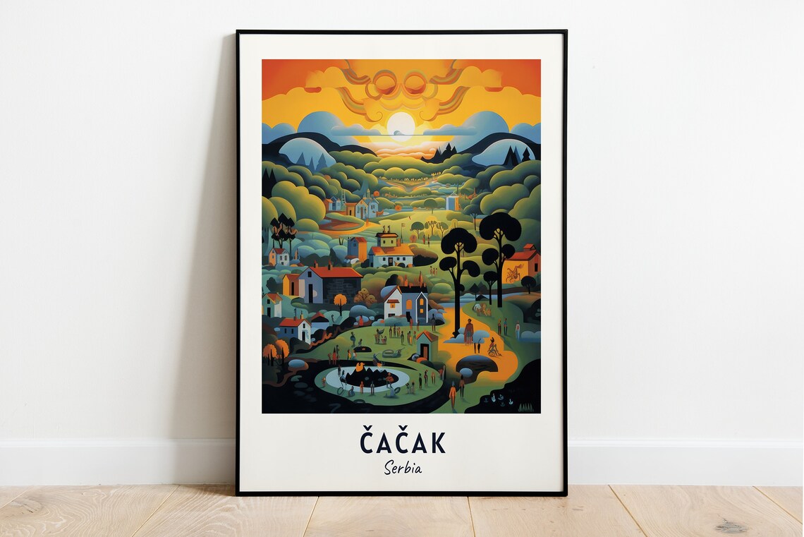Gua Trumpet Festival Serbia Travel Poster