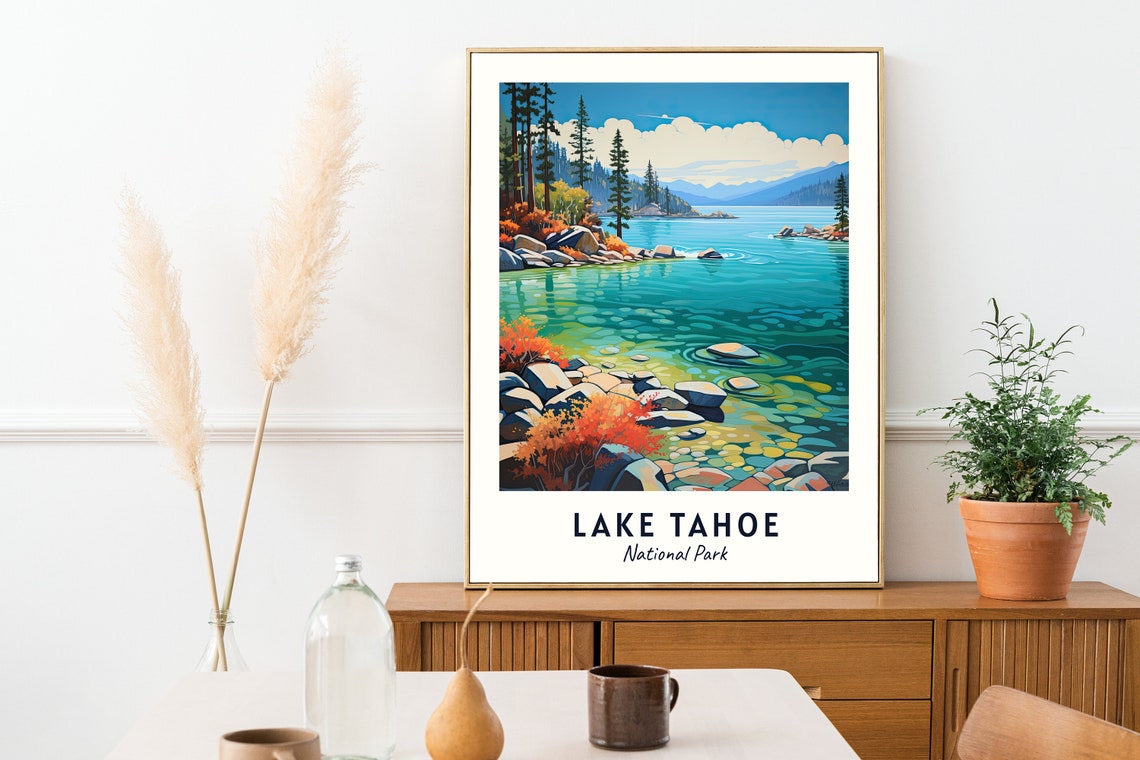 Lake Tahoe National Park Travel Poster - Image 2