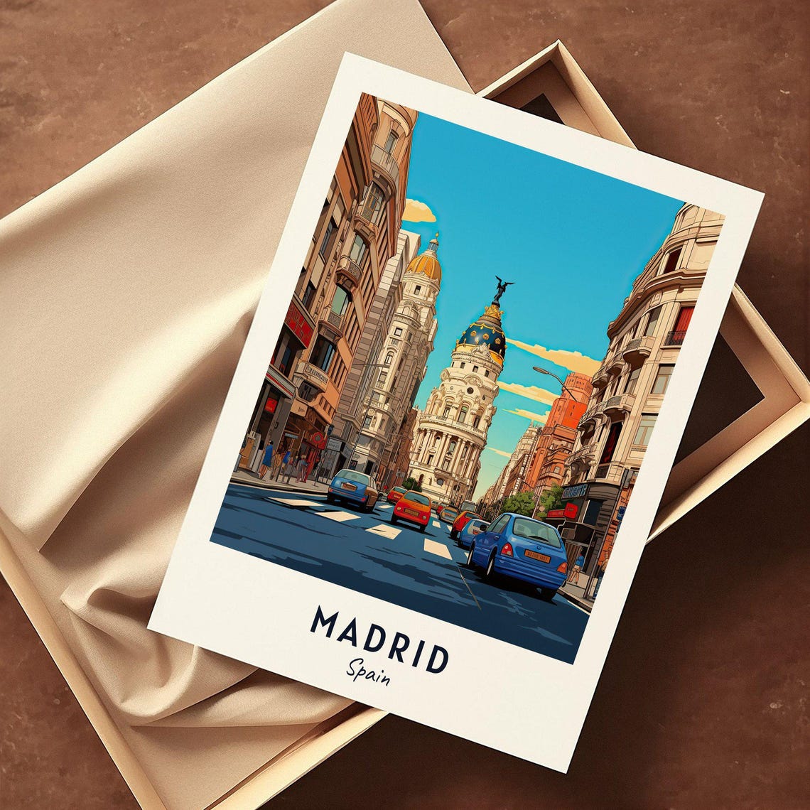 Madrid Travel Poster, Spain City Print - Image 3