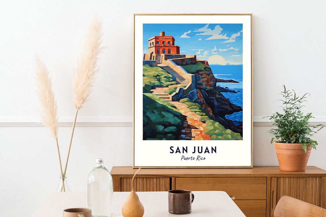 Castillo San Felipe Del Morro Travel Poster, San Juan - Image 2