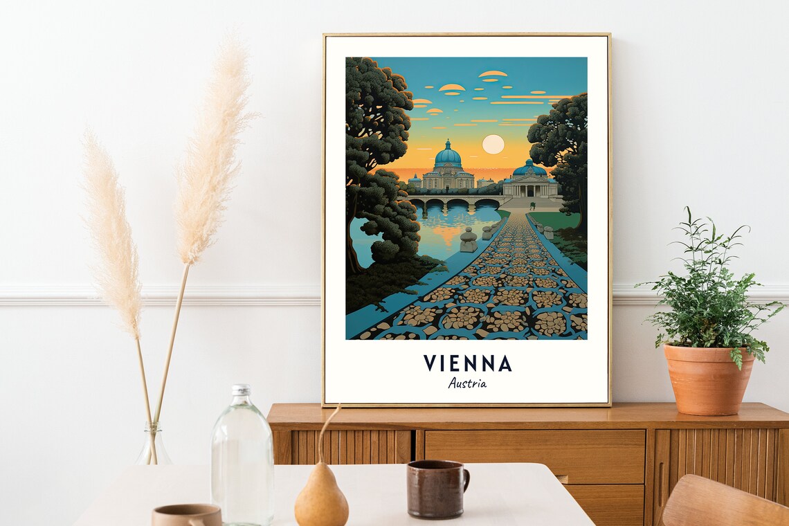 Vienna Travel Print, Austria City Poster - Image 2