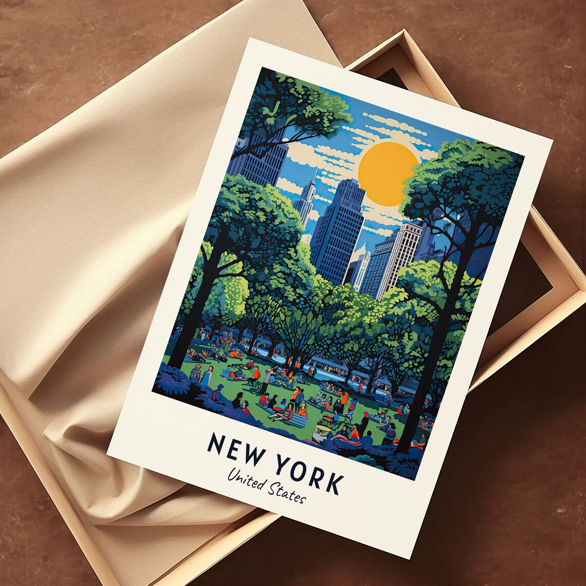New York Travel Poster, United States City Print - Image 3