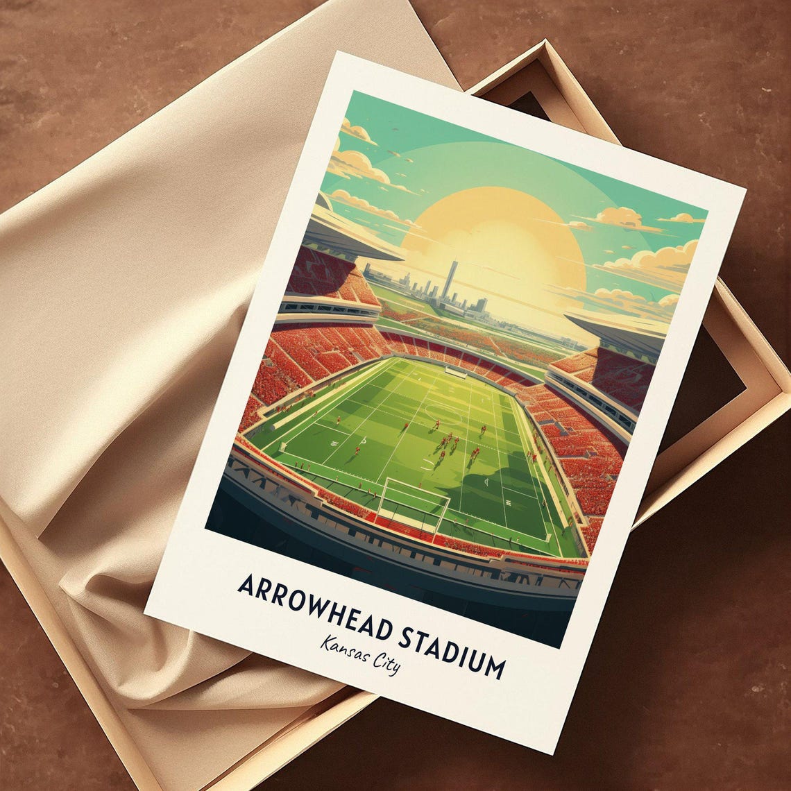 Arrowhead Stadium Kansas City Chiefs Football Game Day Poster - Image 3