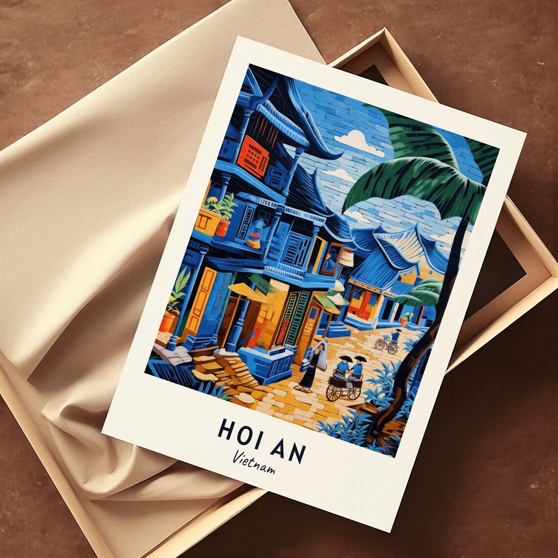 Ancient Town Of Hoi An Travel Poster, Vietnam City - Image 3