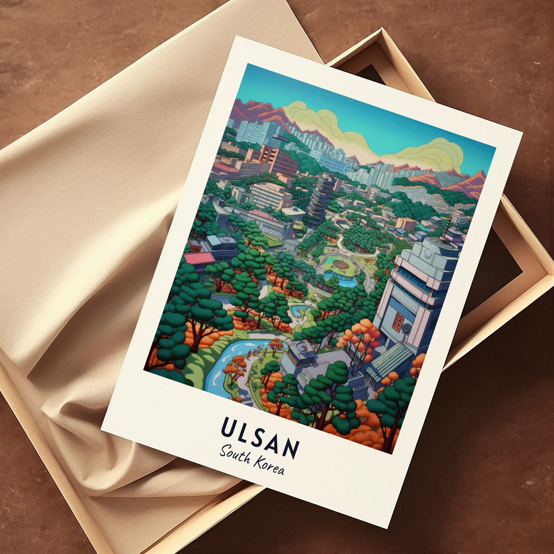 Ulsan Grand Park Travel Print Wall Art Ulsan South Korea City Print Ulsan Grand Park Travel Gift Ulsan Grand Park Poster Travel Gift - Image 3