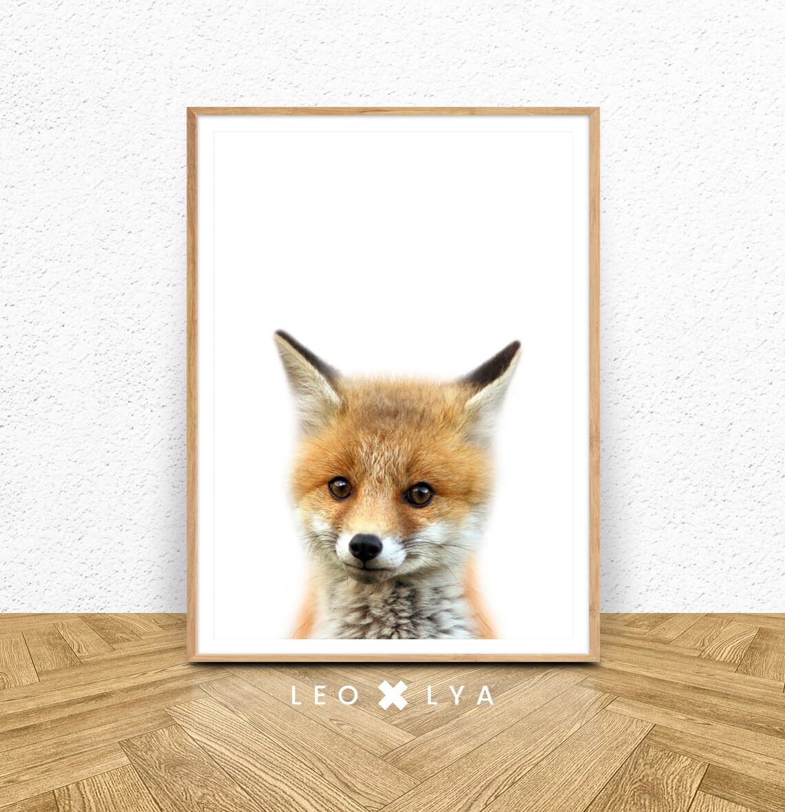 Fox Cub Art Print, Woodland Nursery Decor