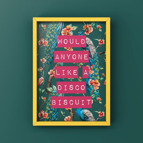 Brassic TV Quote Print, Funny Quirky Decor