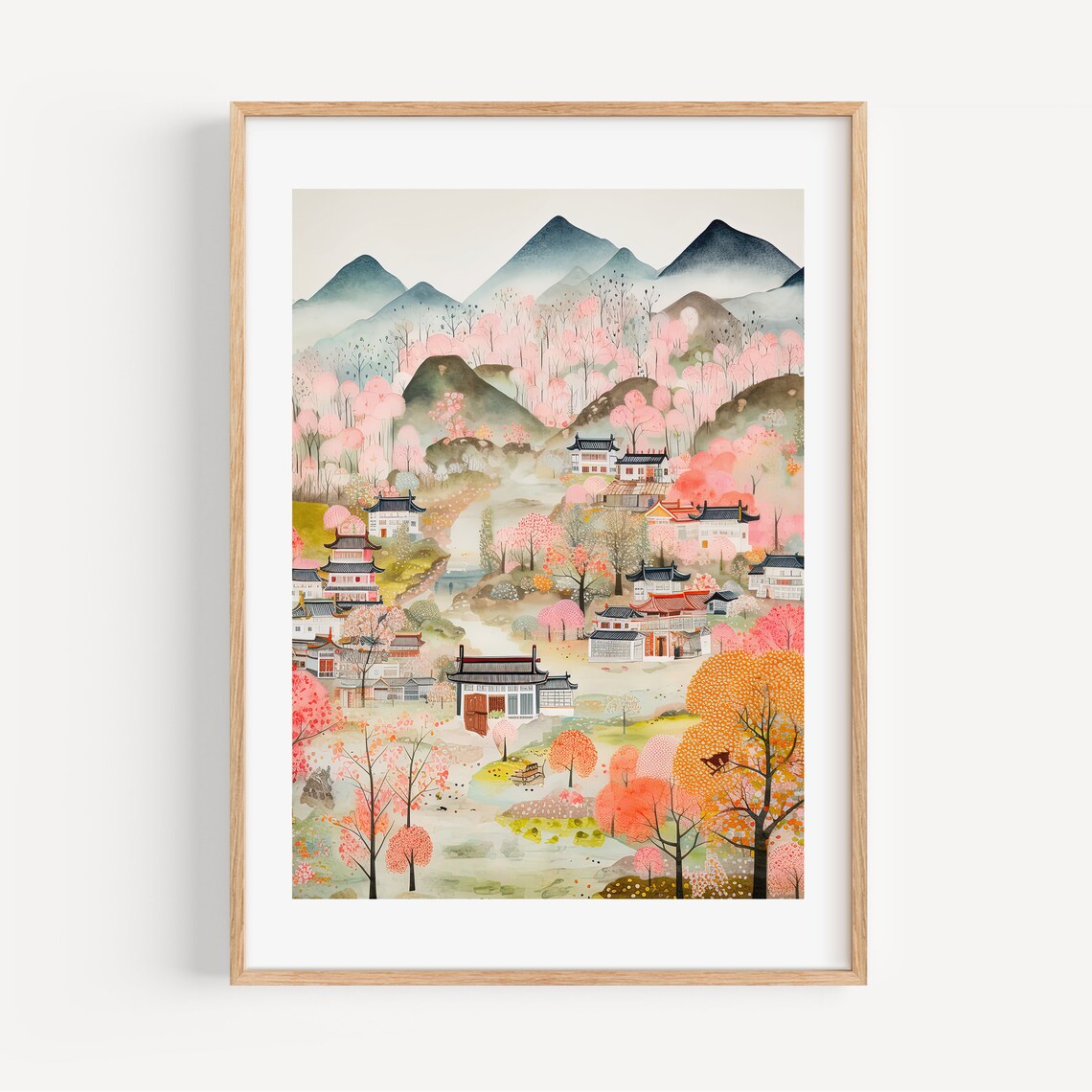 Japan Wall Art Giclee Print, Japanese Decor