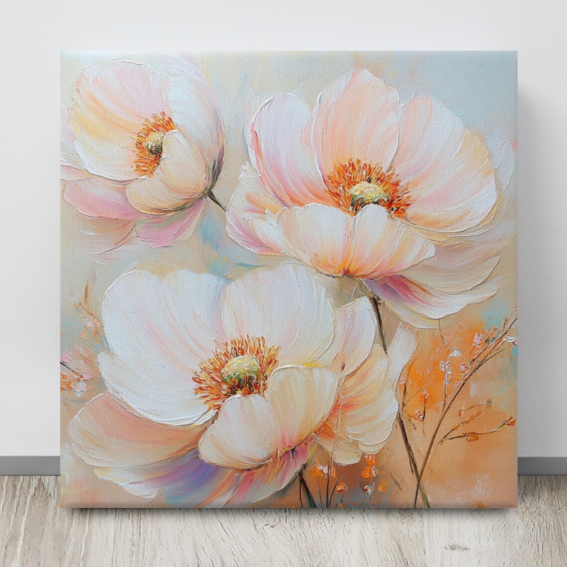 Pink Poppy Print Large Painting Print Flower Wall Art Nature Art Pink Poppy Painting Print Pink Wall Art - Image 4