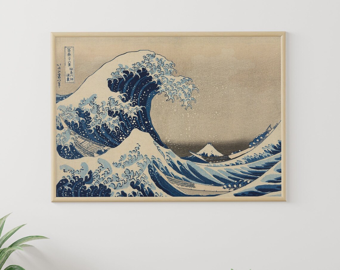 Hokusai Under the Wave Off Kanagawa Art Print