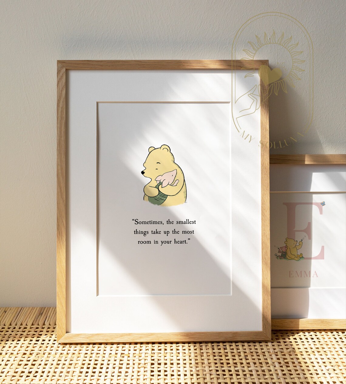Winnie The Pooh Quote Nursery Gift Art Print - Image 2