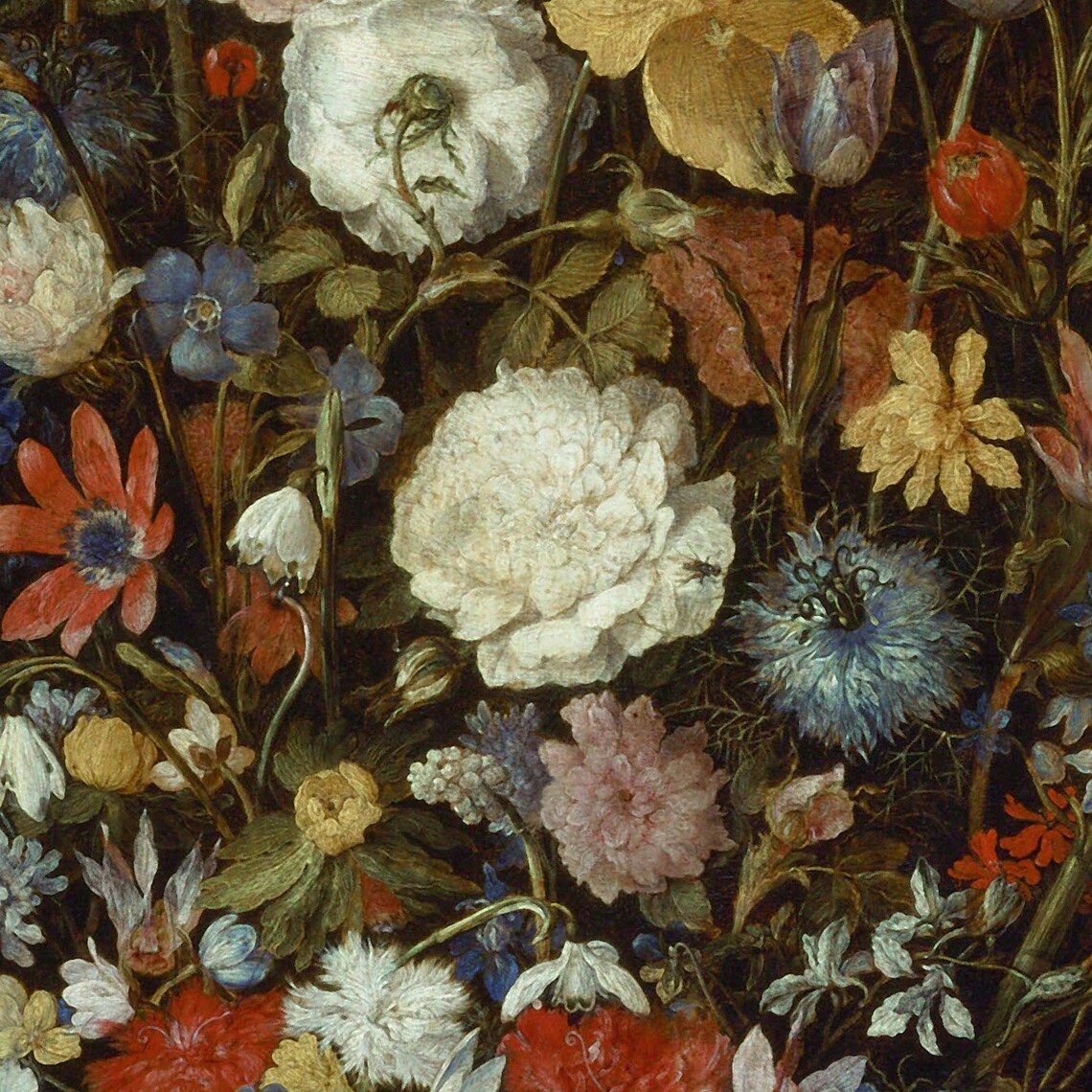 Flowers In A Wooden Vessel, Jan Brueghel Art Print - Image 3