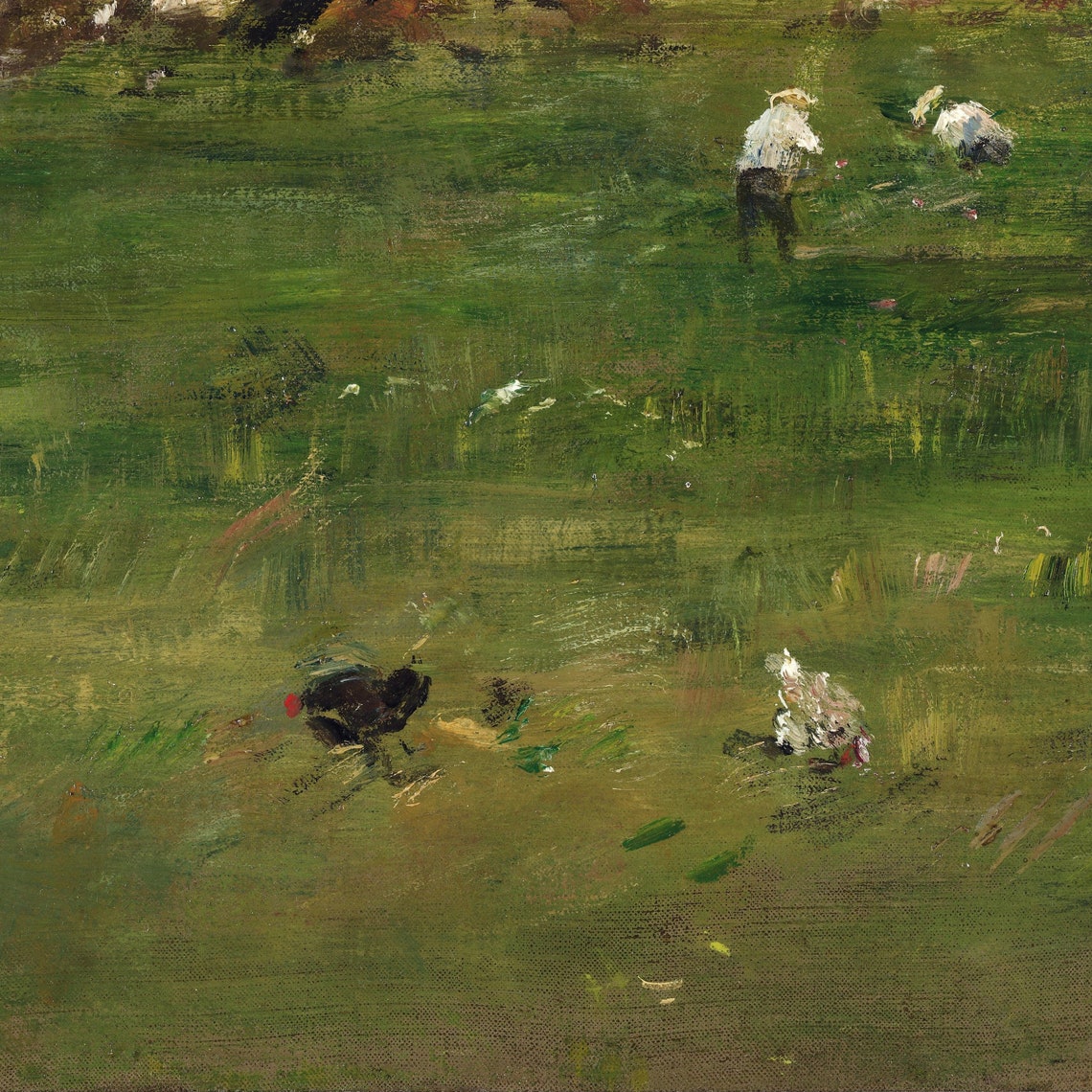 Eugene Boudin Fervaques Pasture Cows Wide Normandy Sky Poster - Image 2