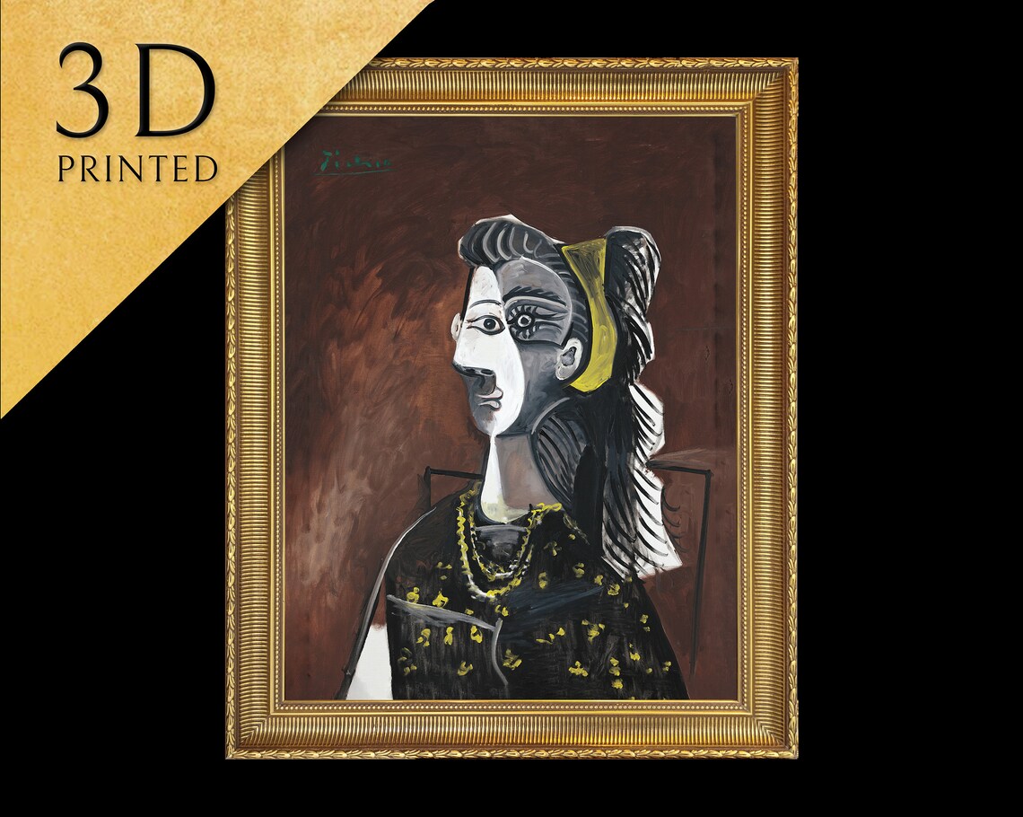 Pablo Picasso Woman Seated in an Armchair Bold Cubist Poster