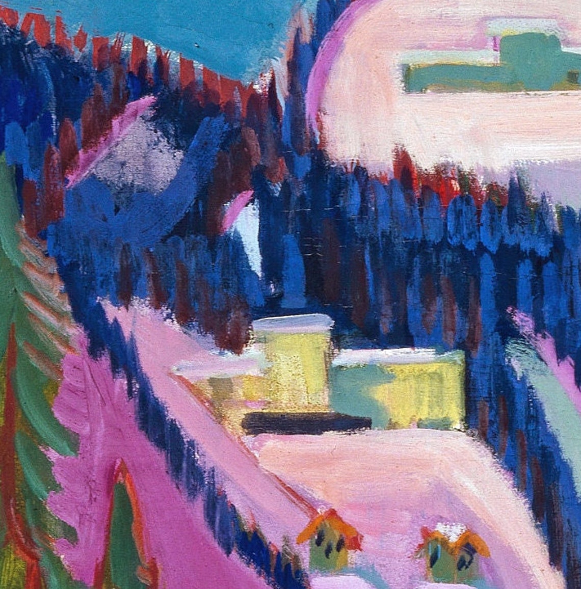 Ernst Ludwig Kirchner Davos in Winter Snow Village Alpine Poster - Image 2