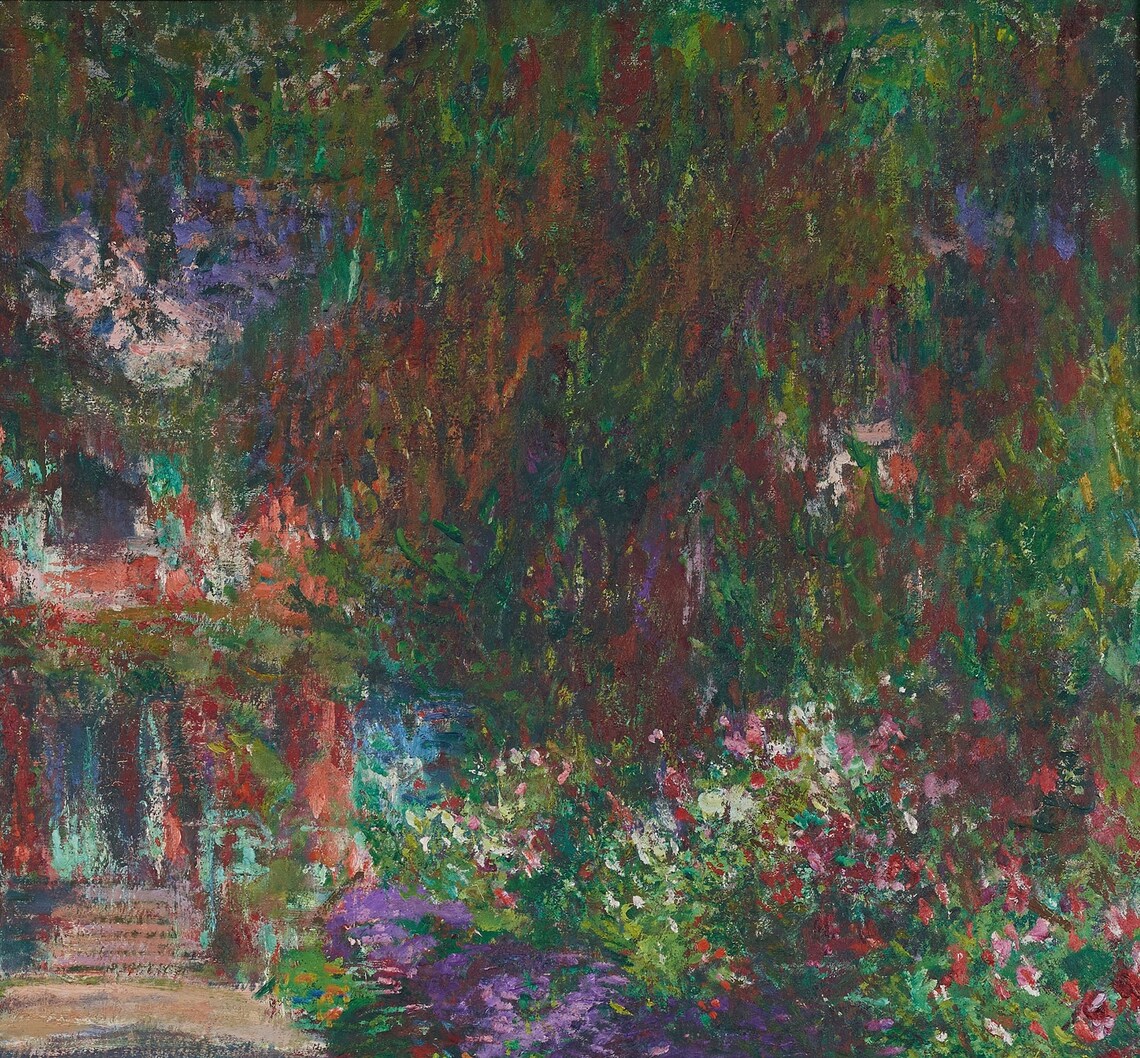 Monet-Inspired Giverny Garden Alley Art Print - Image 2