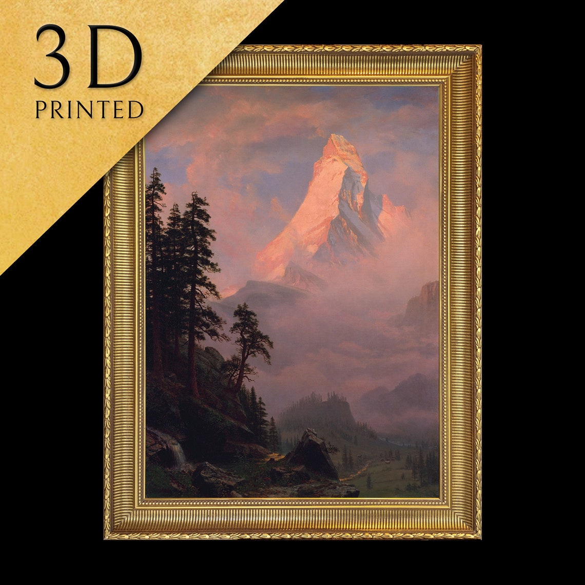 Premium Cotton Canvas Stretched on Wood Quality Info Panel Print - Image 4