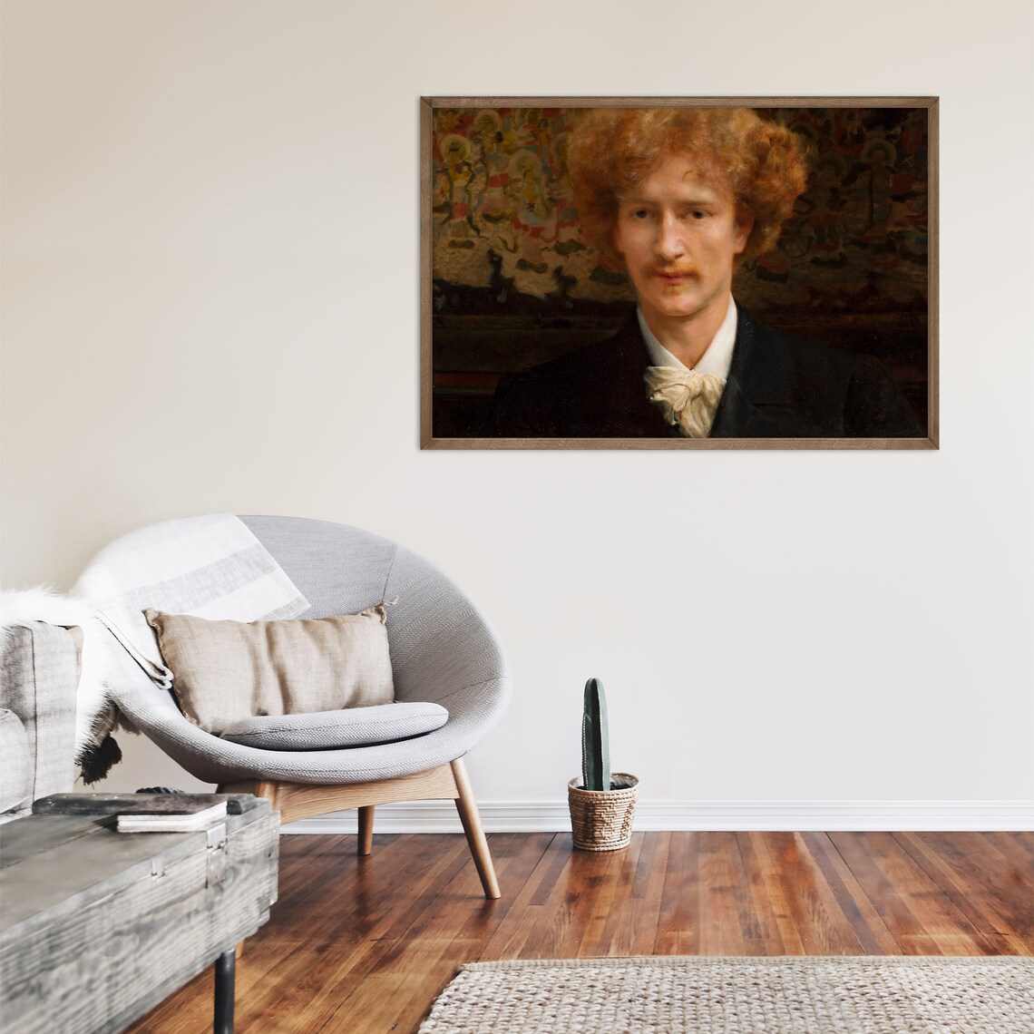 Alma Tadema Portrait Of Ignacy Jan Paderewski 1891 Classic Oil Painting Poster - Image 2