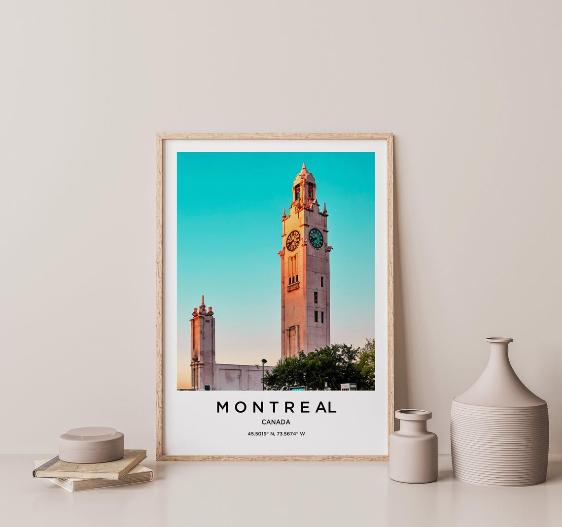 Montreal Art Montreal Print Montreal Poster Montreal Art Montreal Photo Montreal Map Montreal Painting Montreal Travel - Image 2