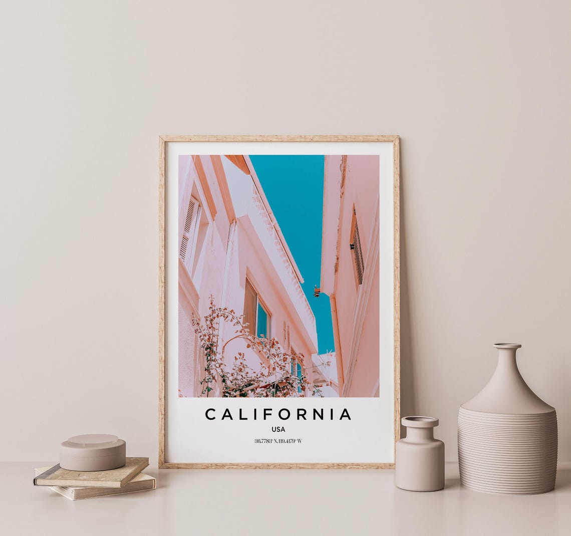 California Art California Print California Poster California Art California Photo California Map California Painting California Travel - Image 2
