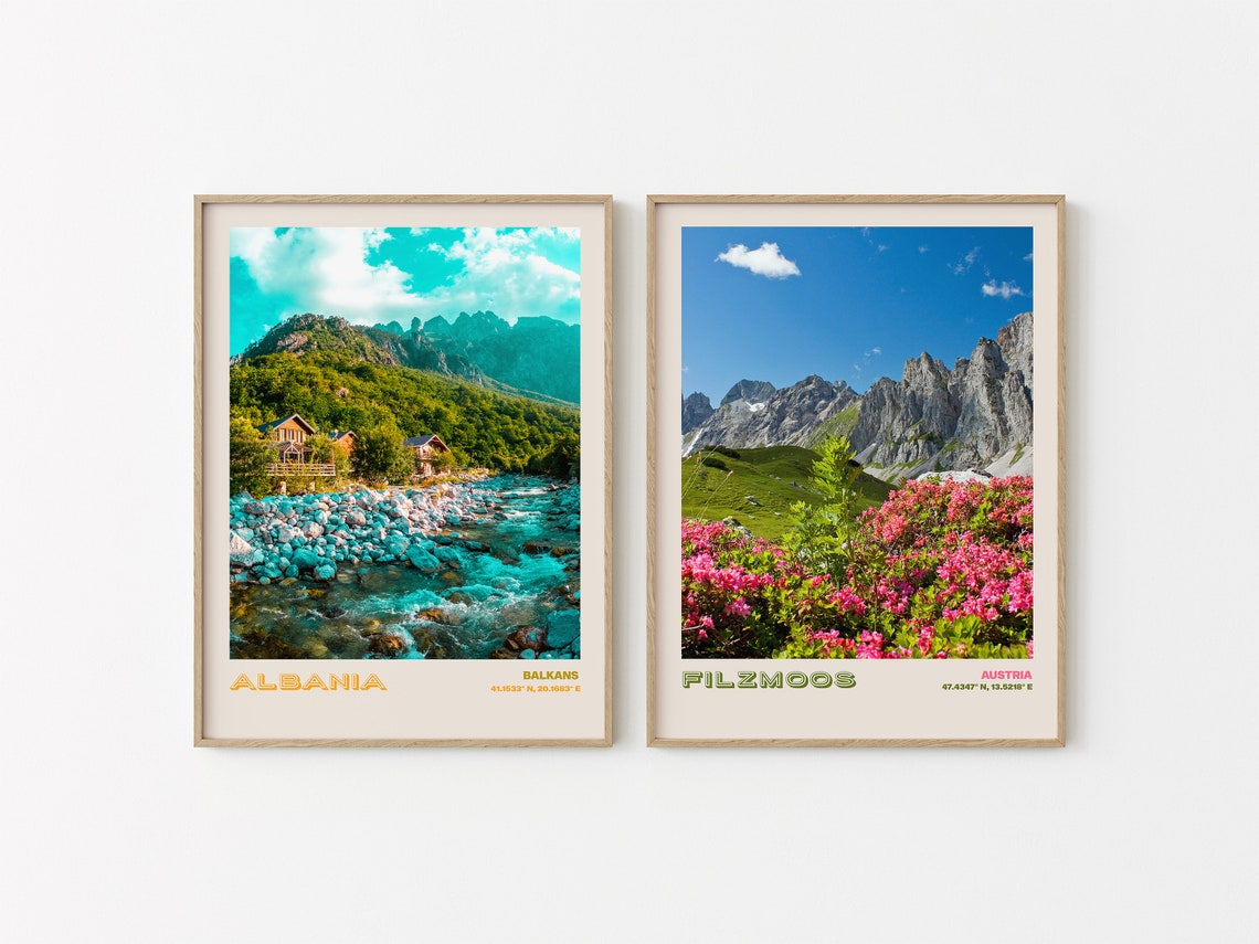 Albania Travel Poster Albania Print Albania Photo Print Albania Wall Decor Albania Travel Art Albania Albania Picture Albania 7 - Image 2