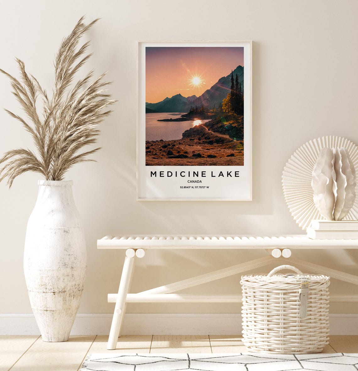 Medicine Lake Art Medicine Lake Print Medicine Lake Poster Medicine Lake Art Medicine Lake Photo Medicine Lake Map - Image 3
