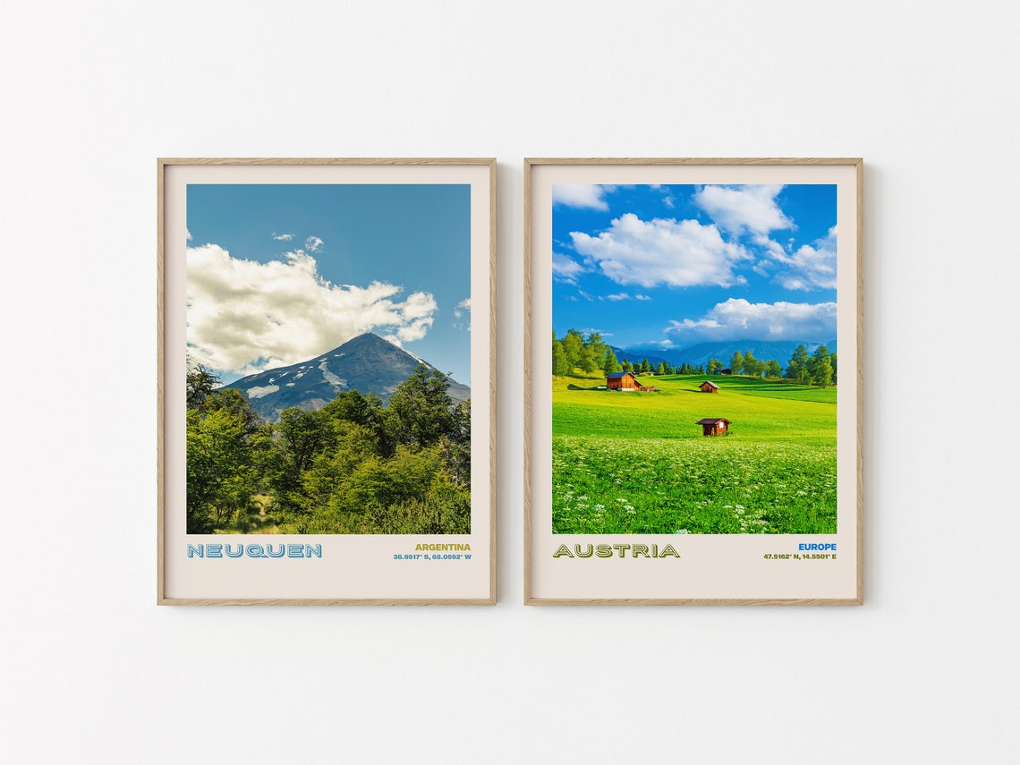 Neuquen Travel Poster Neuquen Print Neuquen Photo Print Neuquen Wall Decor Neuquen Travel Art Argentina Picture Neuquen 3 - Image 3
