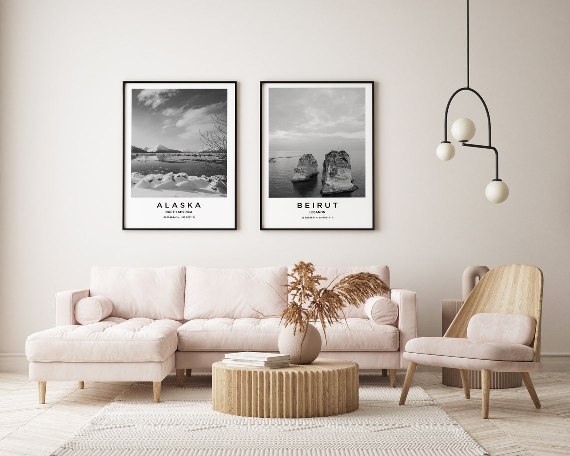 Beirut Travel Poster Beirut Print Beirut Photo Print Black And White Photography Monochrome Travel Photography Lebanon Travel - Image 2