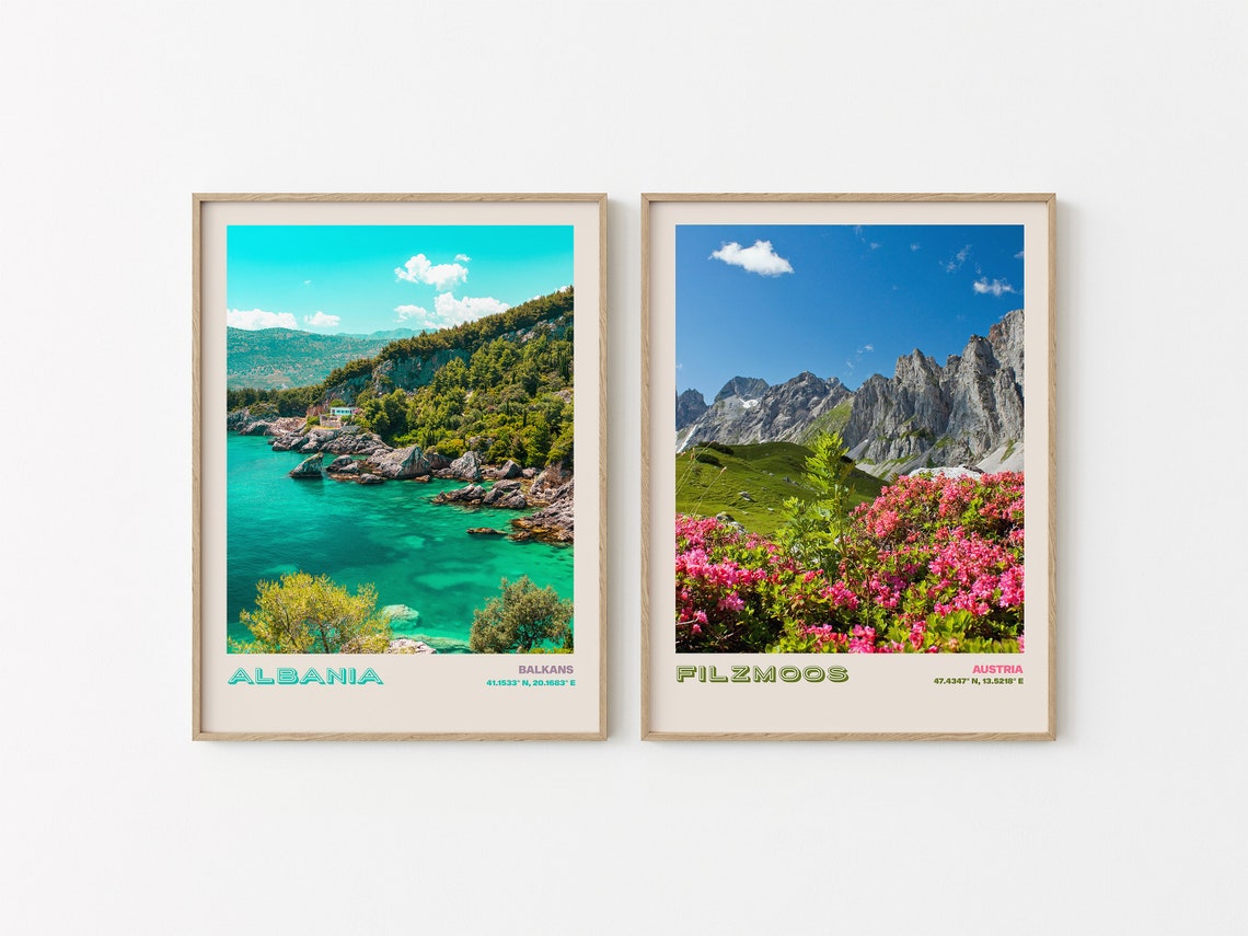 Albania Travel Poster Albania Print Albania Photo Print Albania Wall Decor Albania Travel Art Albania Albania Picture Albania 6 - Image 2