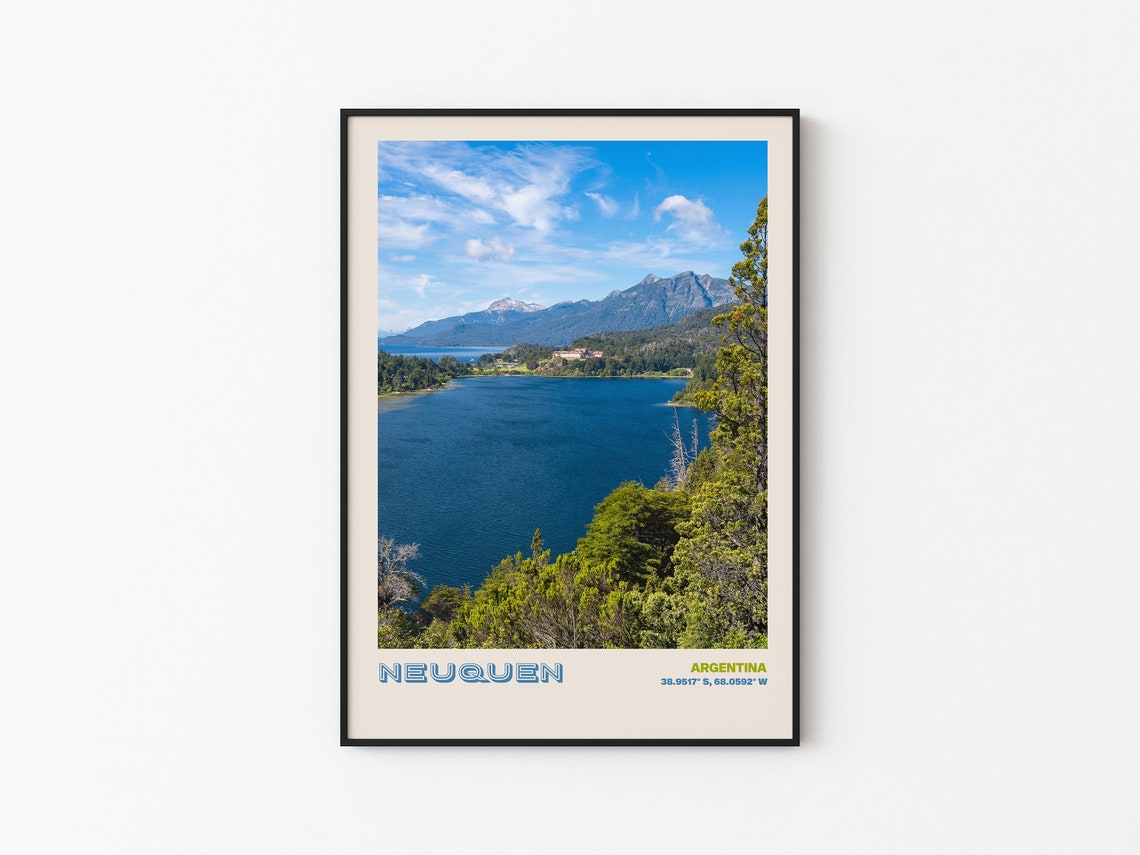 Neuquen Travel Poster Neuquen Print Neuquen Photo Print Neuquen Wall Decor Neuquen Travel Art Argentina Picture Neuquen 2 - Image 2