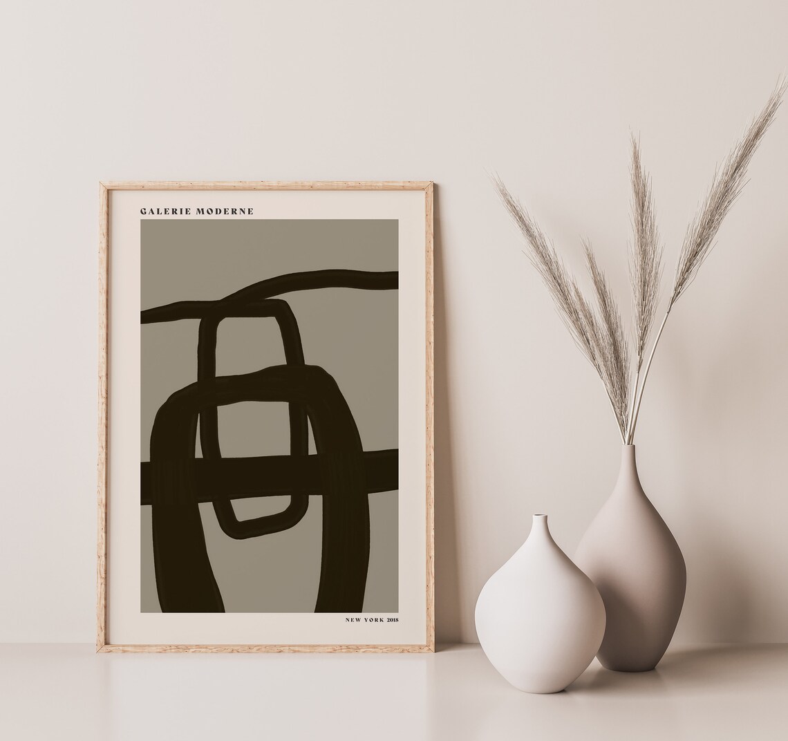 Minimalist Abstract, Modern Gallery Poster - Image 3