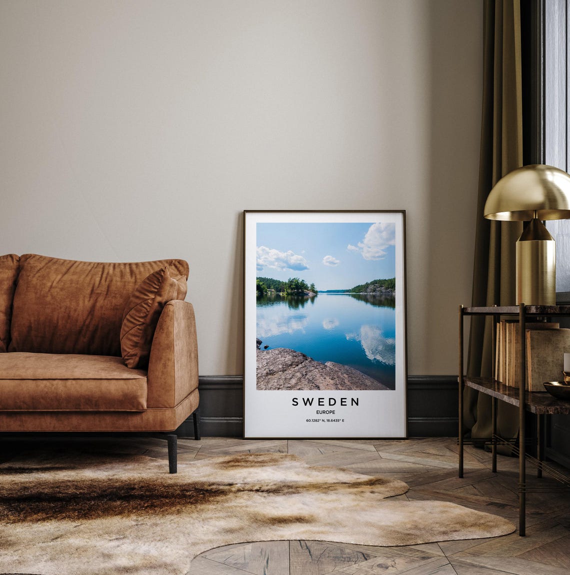 Sweden Art Sweden Print Sweden Poster Sweden Art Sweden Photo Sweden Map Sweden Painting Sweden Travel - Image 3