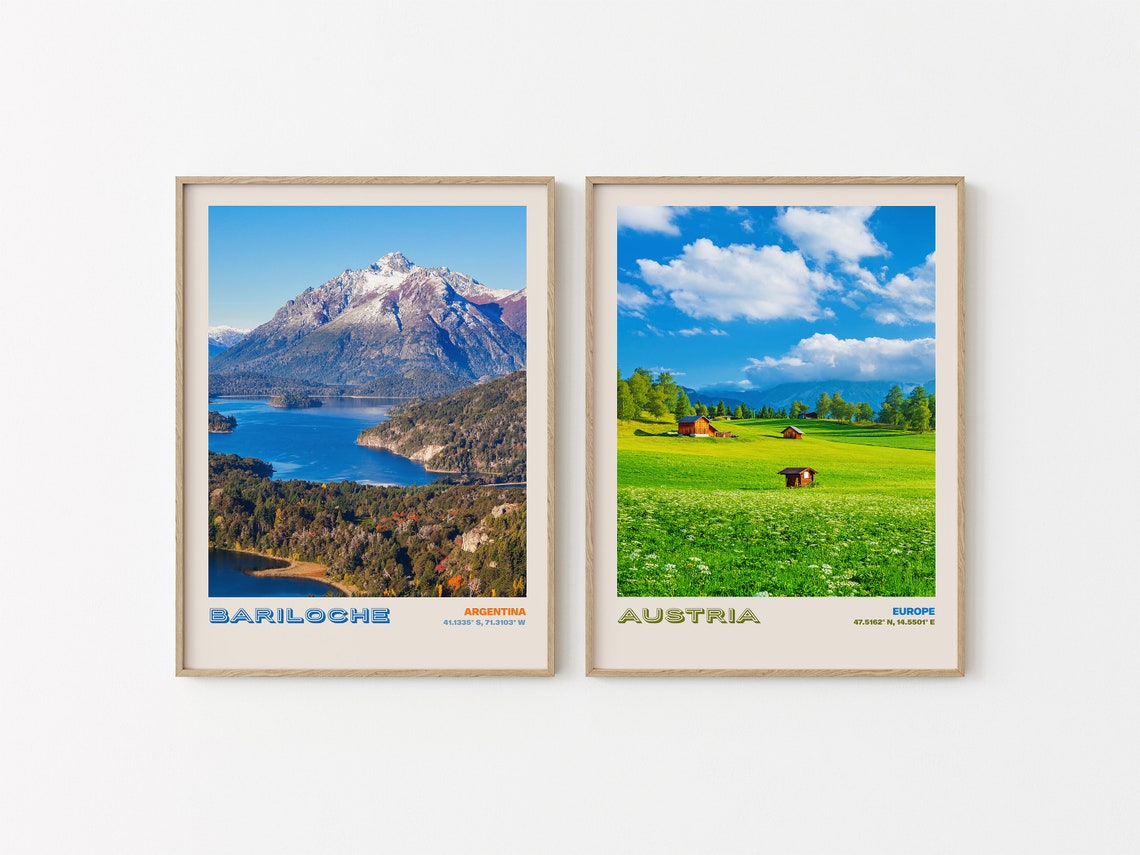 Bariloche Travel Poster Bariloche Print Bariloche Photo Print Bariloche Wall Decor Bariloche Travel Art Argentina Picture Bariloche 2 - Image 2
