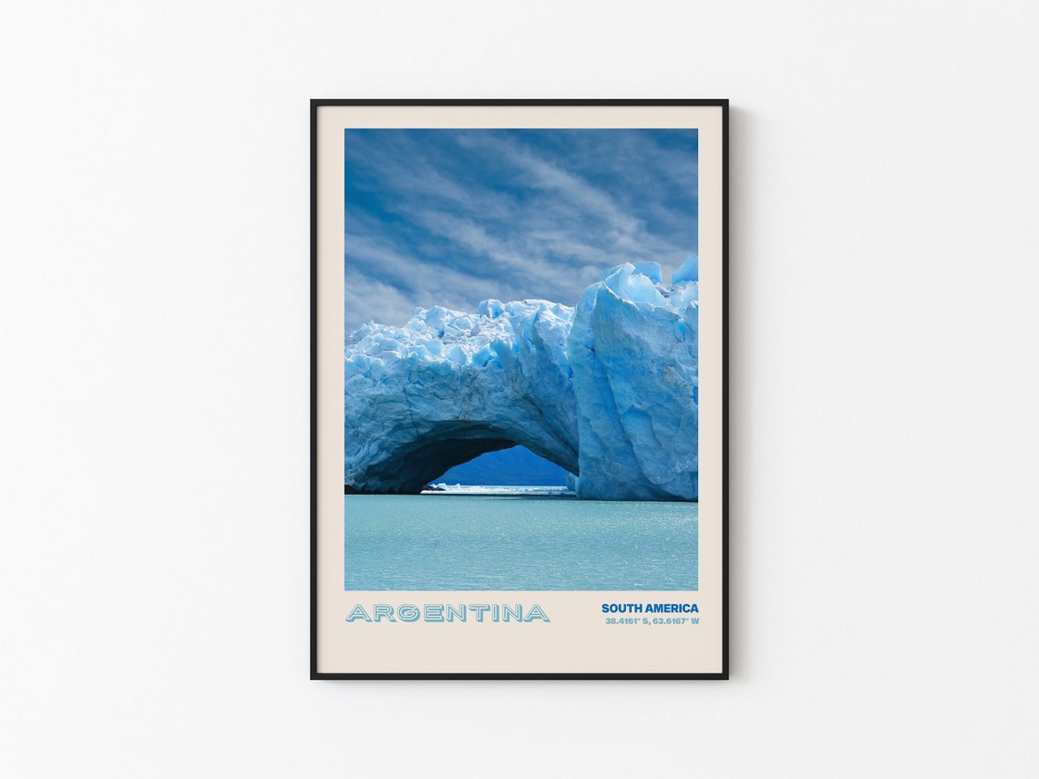 Argentina Travel Poster Argentina Print Argentina Photo Print Argentina Wall Decor Argentina Travel Art Argentina Picture Argentina 4 - Image 2