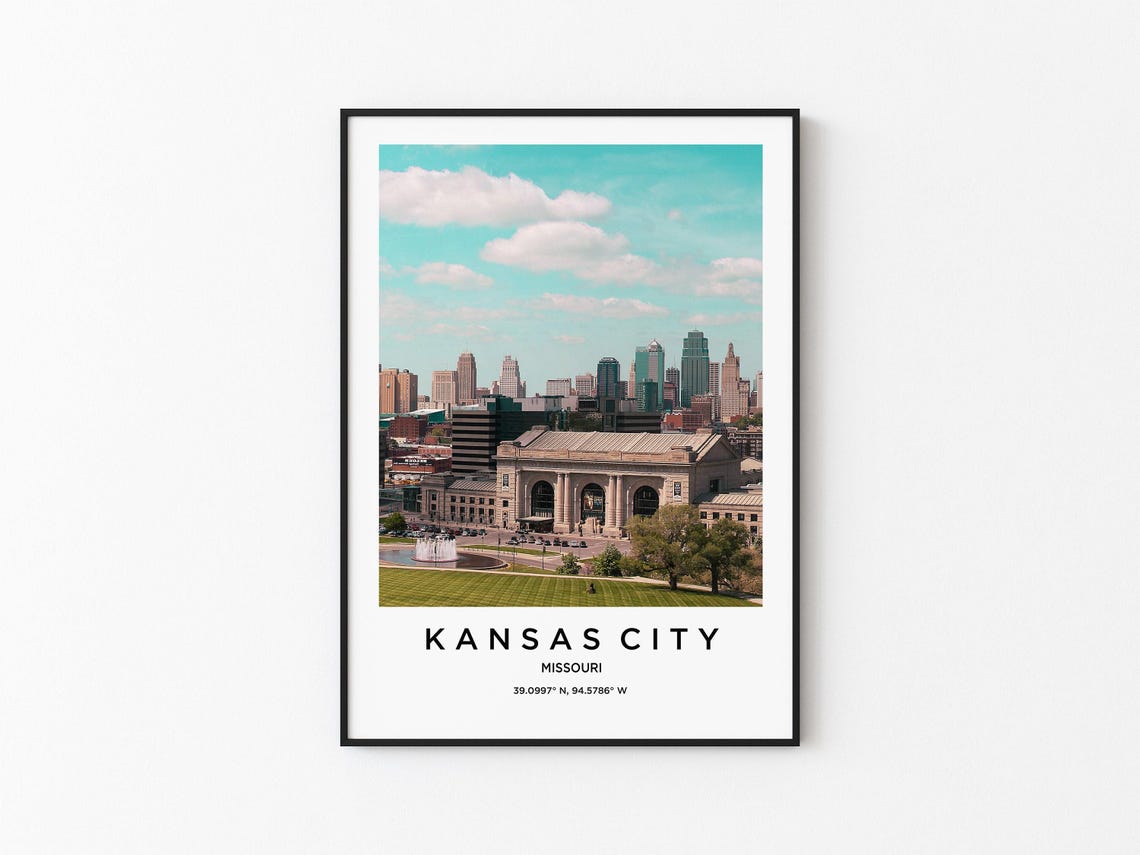 Kansas City Art Kansas City Print Kansas City Poster Kansas City Art Kansas City Photo Kansas City Map Kansas City Painting