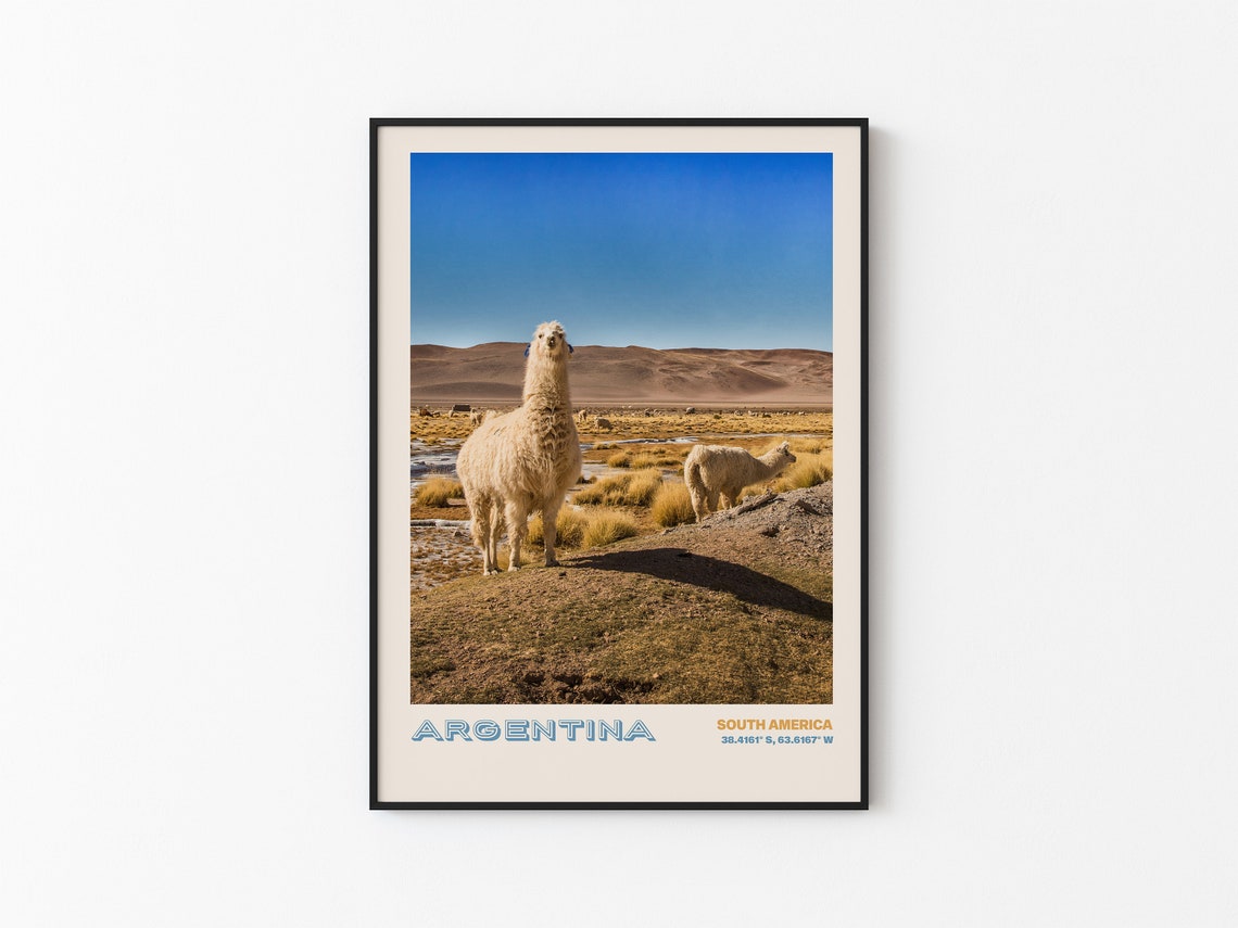 Argentina Travel Poster Argentina Print Argentina Photo Print Argentina Wall Decor Argentina Travel Art Argentina Picture Argentina 7 - Image 3
