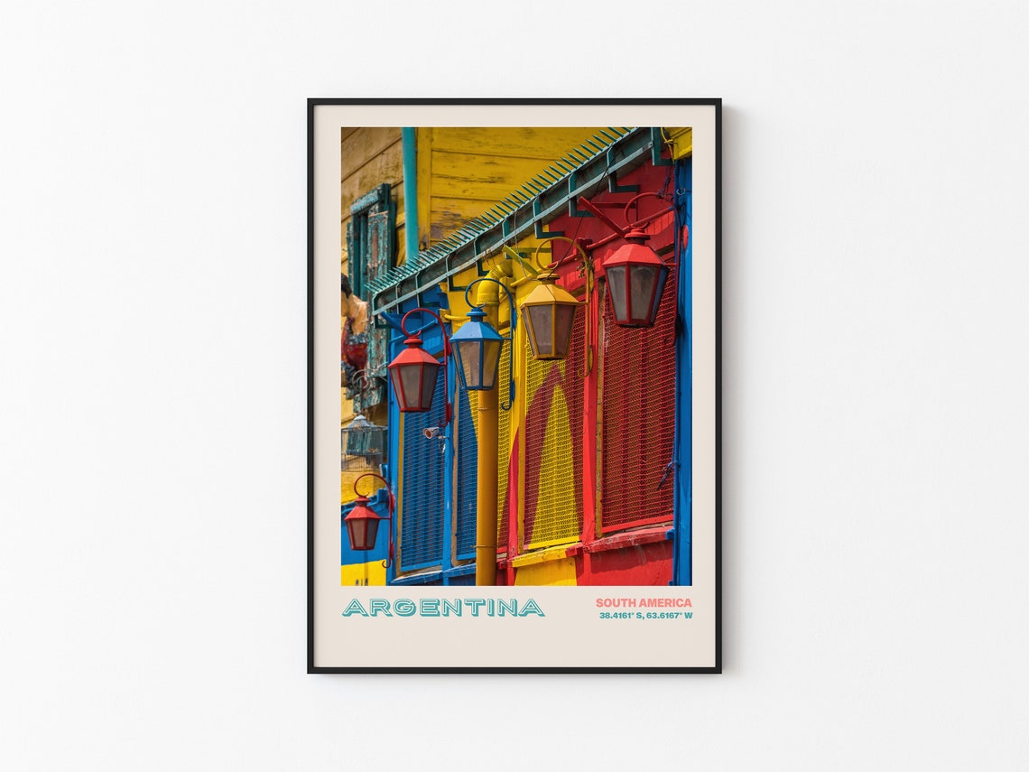 Argentina Travel Poster Argentina Print Argentina Photo Print Argentina Wall Decor Argentina Travel Art Argentina Picture Argentina 12 - Image 3