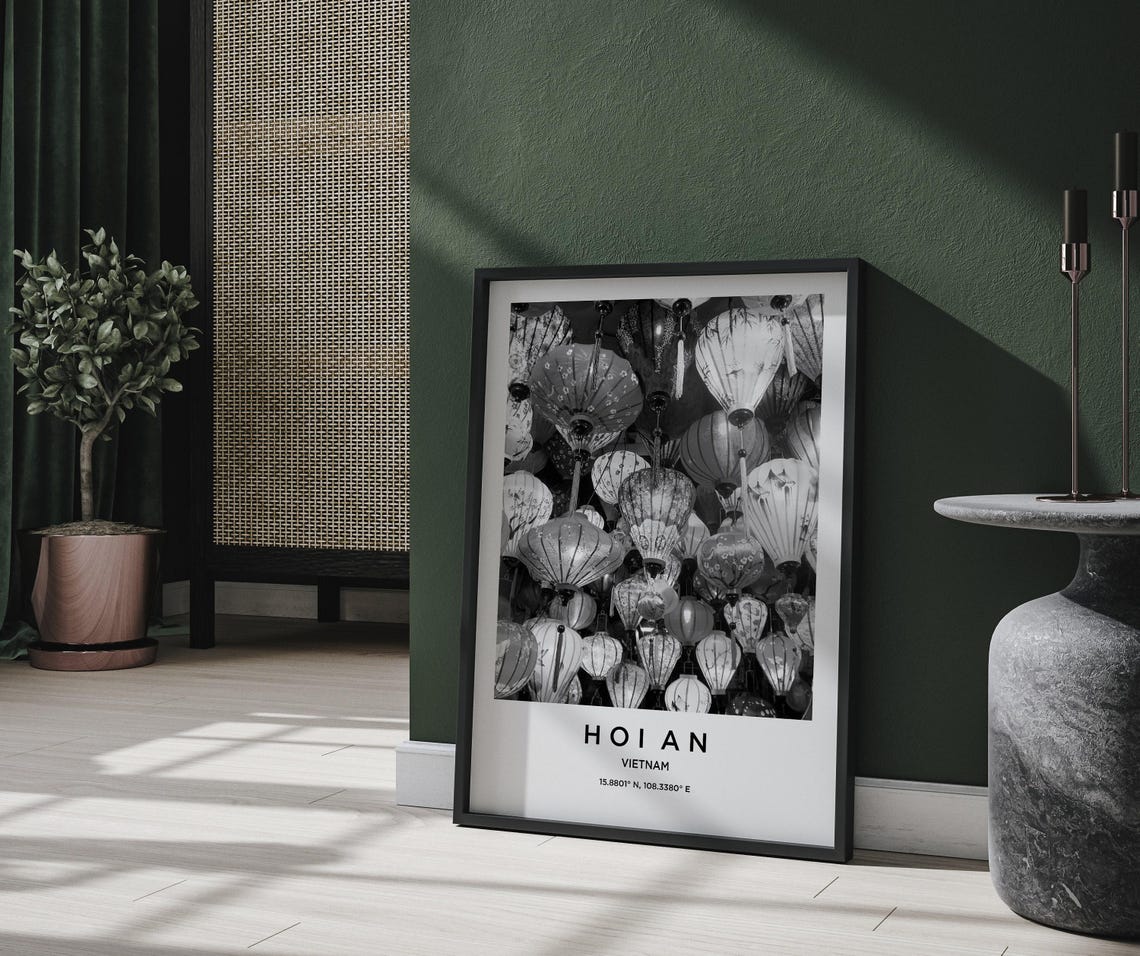 Hoi An Art Hoi An Print Hoi An Poster Hoi An Art Hoi An Photo Hoi An Map Hoi An Painting Hoi An Travel - Image 2