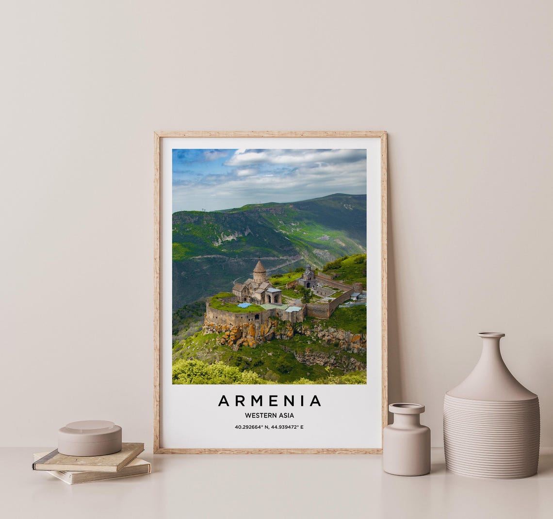 Armenia Art Armenia Print Armenia Poster Armenia Art Armenia Photo Armenia Map Armenia Painting Armenia Travel - Image 2