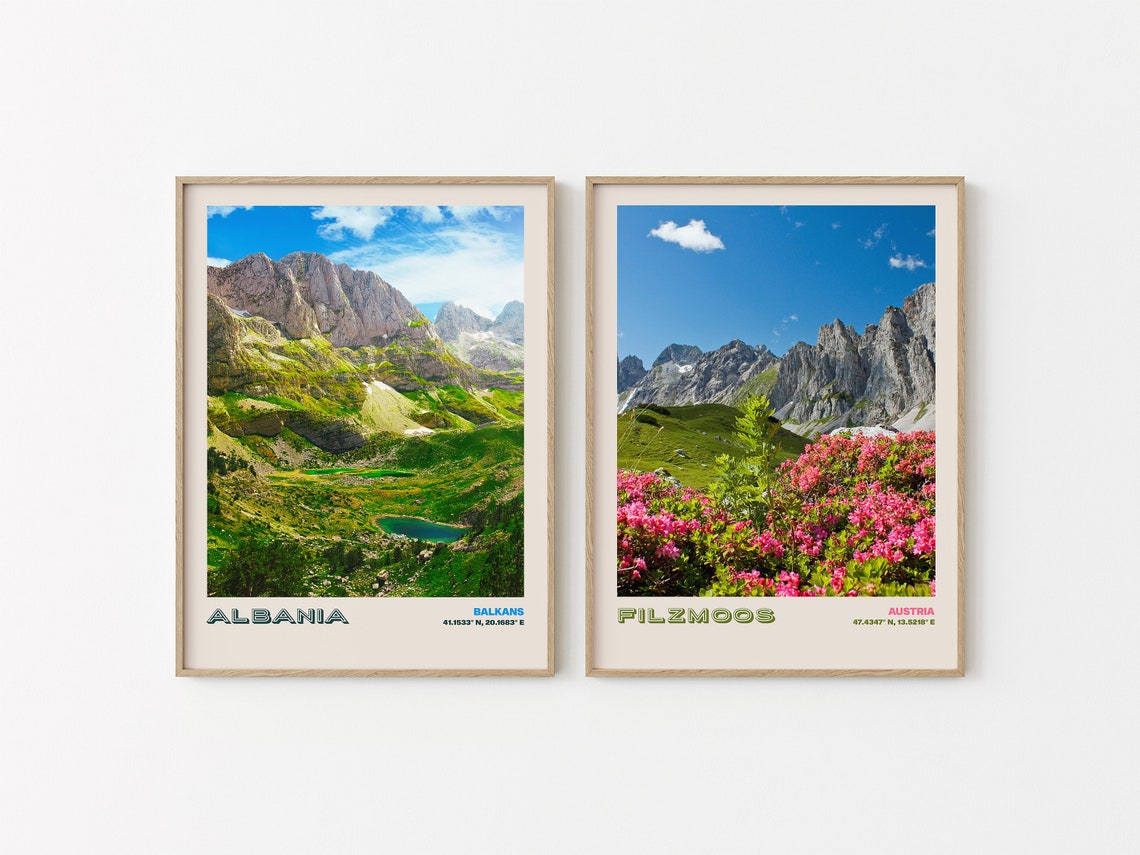 Albania Travel Poster Albania Print Albania Photo Print Albania Wall Decor Albania Travel Art Albania Albania Picture Albania 3 - Image 2